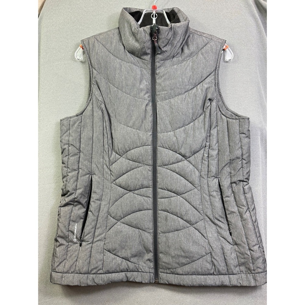 C9 by Champion VentureLoft+ Women's Puffer Vest Grey Full Zip Size Large L/G